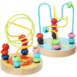 Classic Bead Maze Cube Toy, Roller Coaster Game, Moter Activity Game
