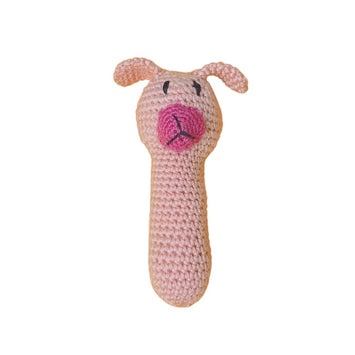 Handmade Llama Crochet Rattle Toy