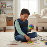 LittleOk Weighted Compression Vest for Kids (Ages 2 –10+) | Adjustable Removable Weights | Calming Sensory Support for Autism, ADHD & Sensory Processing | Breathable, Washable Fabric