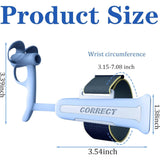 Ergonomic Pencil Grip for Kids (3-9 year) | Writing Posture Correction tool & Handwriting Trainer | Soft Silicone Anti-Hook Wrist Grip | Reusable Pen Holder for Learning difficulties