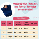 LittleOk Sensory Body Sock for Kids | Calming Deep Pressure Therapy for Autism, ADHD, SPD, Anxiety | Full Body Lycra Compression Sack | Stress Relief & Body Awareness Aid