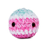 Handmade Crochet Worry Pet Ball for Anxiety and Stress Relief – Sensory Fidget Toy-Multicolour/Large