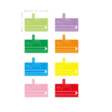 Finger Spacers & Guided Reading Strips (2Pcs) | Handwriting Tool for Word Spacing | Dyslexia Aid Bookmark | Colorful Reading Tracker for Kids & Students