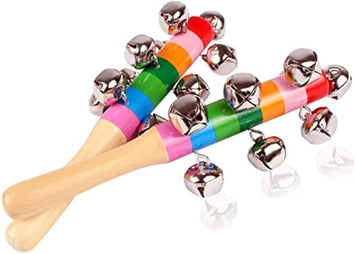 Littleok Colourful Wooden Rainbow Rattle