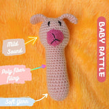 Handmade Llama Crochet Rattle Toy