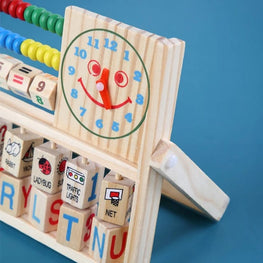 Wooden Abacus/Maths Computation and Learning Game