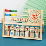 Wooden Abacus/Maths Computation and Learning Game