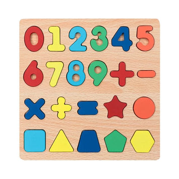 Counting and Maths Peg Board Toys (0-9 Number)
