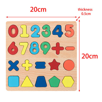 Counting and Maths Peg Board Toys (0-9 Number)