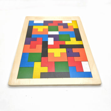 Wooden multicolor puzzle ,brain  Intelligence toy