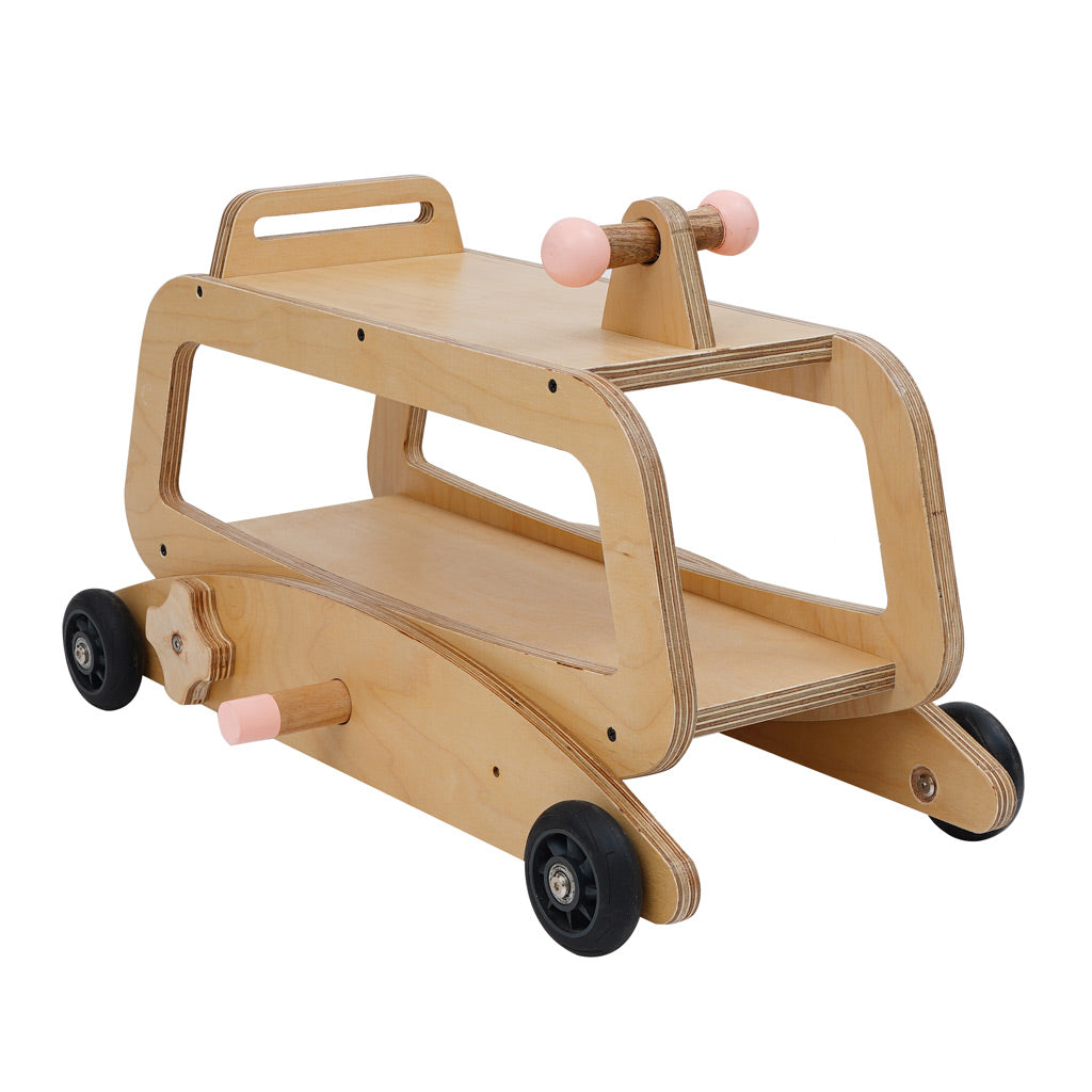 Buy 3 in 1 Rocker Wooden Roller Toy Cart For Toddlers – Littleok ...