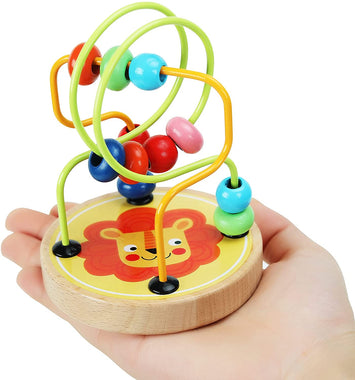 Classic Bead Maze Cube Toy, Roller Coaster Game, Moter Activity Game
