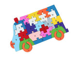 Van – Alphabet and Number Jigsaw Puzzle