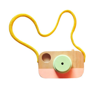 Pretend Play Wooden Kids Camera