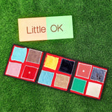 Touchable Sensory Squares Book, Textured Removable Squares, Toddler Sensory Toys, Preschool Kindergarten Classroom Must Haves, Set of 12 Sensory element