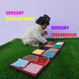 Touchable Sensory Squares Book, Textured Removable Squares, Toddler Sensory Toys, Preschool Kindergarten Classroom Must Haves, Set of 12 Sensory element