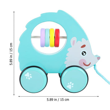 Hedgehog animal Toddler Push & Pull Toys