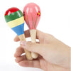 Wooden Egg Rattle (Multicolor random design)