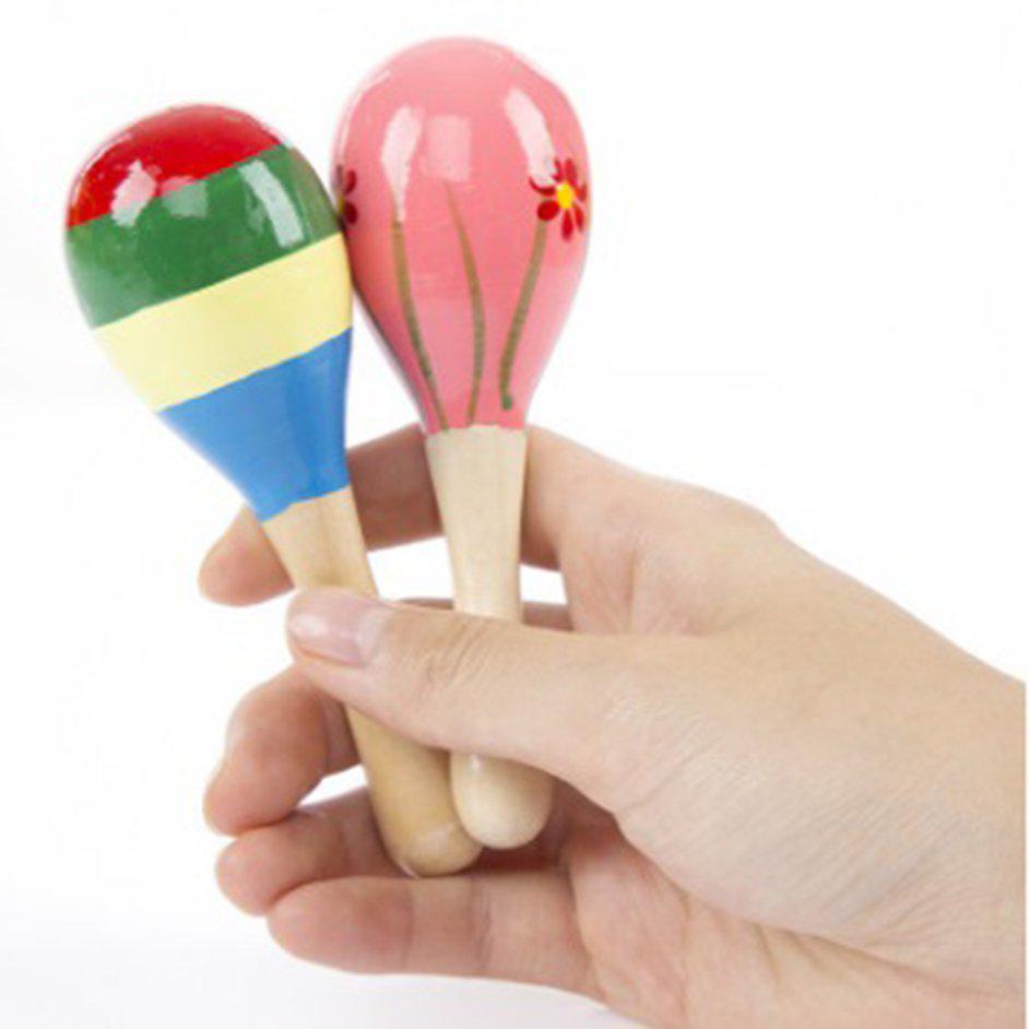Wooden Egg Rattle (Multicolor random design) – Littleok - Wooden toy ...