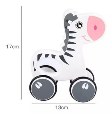 Zebra Shape Toddler Pull Along Toys