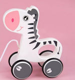 Zebra Shape Toddler Pull Along Toys